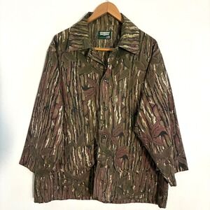 Vintage 1980s Saftbak Realtree Camo USA Made Shirt Fits Mens XL Button Up